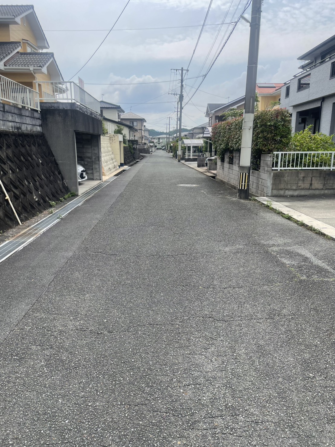前面道路➀